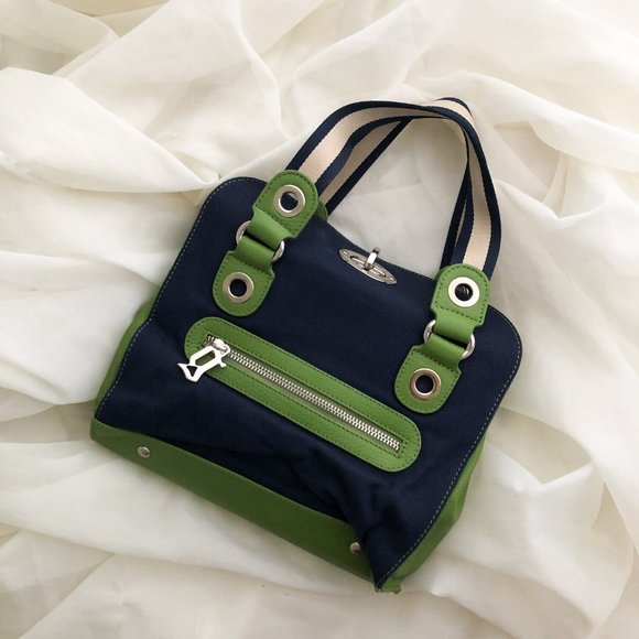 Galliano Seatbelt Logo Leather Handbag - Picture 2 of 5